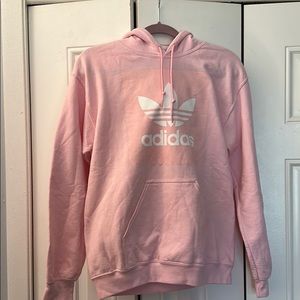 never worn pink adidas sweatshirt